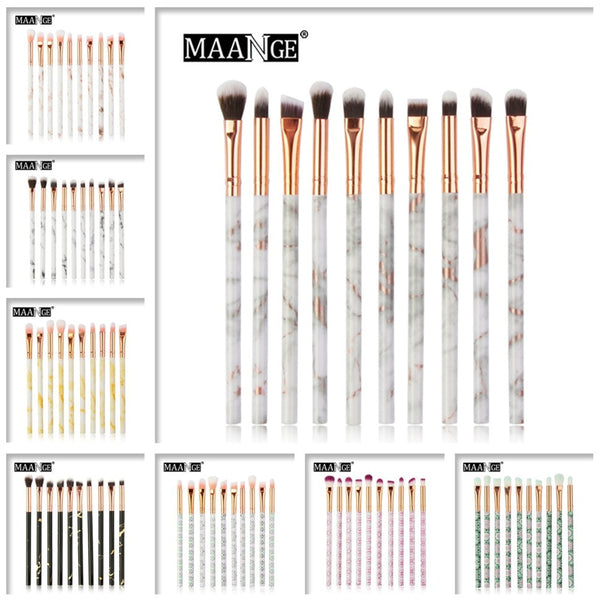 MAANGE -Marbling Makeup Brushes - 5/7/10pcs